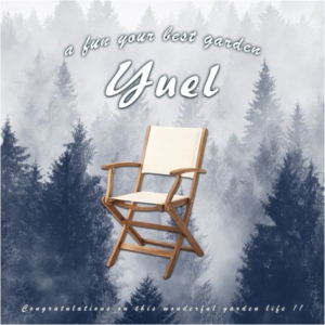 アカシア製 折りたたみ椅子 2脚セット 肘付き アウトドア用品 レジャー用品 代引不可