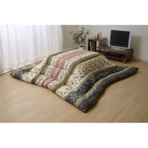 軽量 こたつ布団 ネイビー 約205cm 245cm 洗える 長方形 ピーチスキン リビング 代引不可