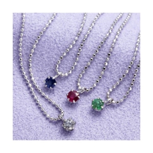 4大宝石ネックレス4本セット