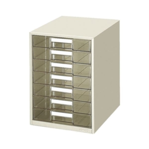 コクヨ レターケース透明プラスチック引き出しタイプ A4タテ 7段 ライト C-G7M 1台