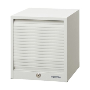 ライオン事務器シャッター扉付レターケース A4タテ 5段 ライト No.135PT 1台