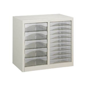 TRUCO レターケースA4型・2列タイプ 浅型10段、深型5段 A4-C210 1台