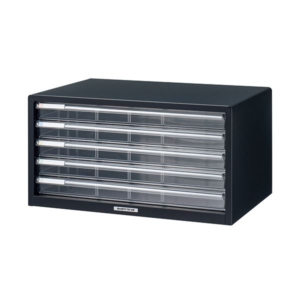 ナカバヤシ アバンテV2 レターケースA3ヨコ 浅5段 クロ A3-55 1台