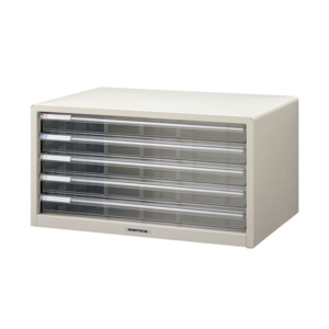 ナカバヤシ アバンテV2 レターケースA3ヨコ 浅5段 シロ A3-55 1台