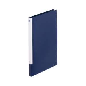 （まとめ）ジム レターファイル スライドインA4タテ 120枚収容 背幅18~30mm ネイビー 397N 1冊 30セット