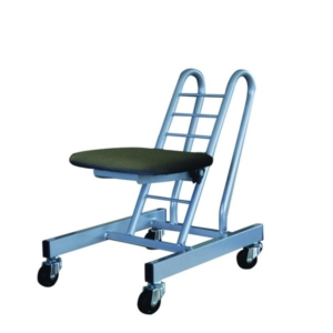 キャスターチェア ビニールレザークッションタイプ シルバー mm 日本製 スチールパイプ 代引不可