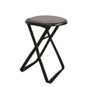 折りたたみ椅子 6脚セット ブラック 日本製 スチールパイプ 代引不可