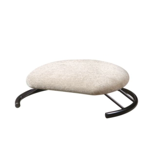 あぐら椅子/正座椅子 モスホワイト 耐荷重80kg 日本製 スチール リビング 代引不可