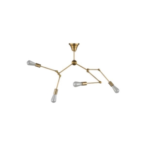 ペンダントライト 照明器具 ～109cm ゴールド スチール製 電球付き リビング ダイニング 寝室 ベッドルーム インテリア家具