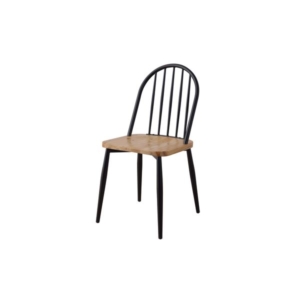 パーソナルチェア デスクチェア 2脚セット 木製 スチール ワーカー リビング ダイニング 在宅ワーク