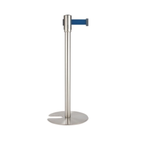 ベルト パーテーション ight 間仕切り ベルト青 ステンレス 軽量 重量：約4.3kg 屋内用 室内用 インテリア家具