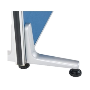 (まとめ) ローパーティション用安定脚(片面) Z-A001 1個 10セット