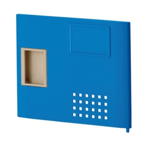 (まとめ) アイリスチトセ 樹脂多目的ロッカー用 取っ手付扉 TJ-P-S-BL 1セット 10セット