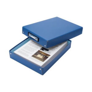 (まとめ) TANOEE デスクトレー A4 青 1個 30セット