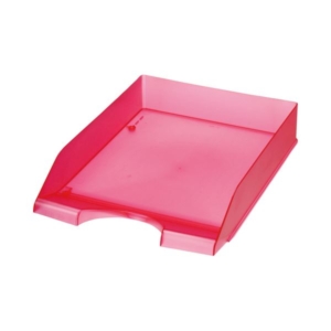 (まとめ) クルーズ スケルトンカラーレタートレー A4タテ T-500RE 1個 30セット