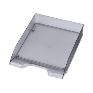 (まとめ) セキセイ スケルトンデスクトレーA4タテ スモーク SS-1246SO 1個 30セット