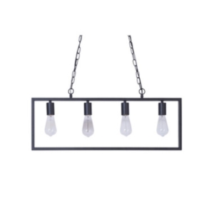 ペンダントライト 照明器具 HT-741 幅80 奥行4.5 高さ34cm スチール アルミ 電球付 リビング ダイニング 店舗 インテリア家具