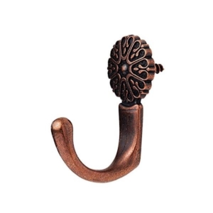 金属コート掛け/衣類掛けフック ブロンズ 2個入り 木ネジフック 120個セット レック