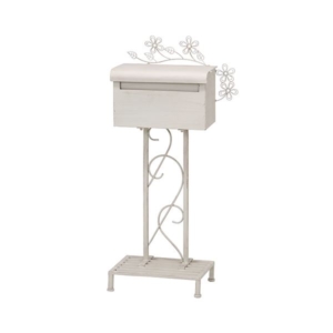 ポスト スチール キーホール付き 鍵付き 脚付き viora メールボックス 2 郵便受け 玄関 エントランス 入口 店舗 ショップ 代引不可