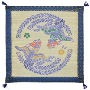 い草 御前座布団 日本製 クッション 鳳凰 ほうおう リビング ご仏前用 法事 法要 来客 代引不可