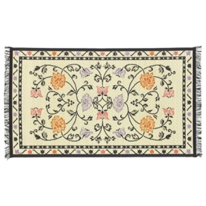 国産 い草 玄関マット 日本製 縁：綿100％ 滑りにくい加工 調湿効果 フリンジ付 イデア リビング 廊下 代引不可