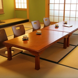 折りたたみテーブル ローテーブル オーク材 木製脚付き 折れ脚 和風 座卓 額縁 完成品 リビング 和室 代引不可