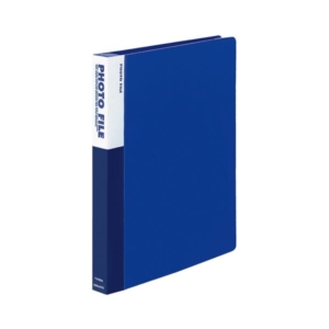 コクヨ フォトファイル A4台紙なしタイプ 青 ア-160NB 1セット（4冊）