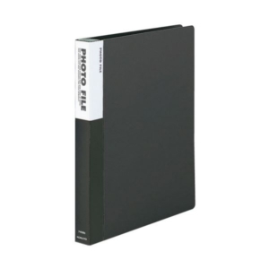 コクヨ フォトファイル A4台紙なしタイプ 黒 ア-160D 1セット（4冊）