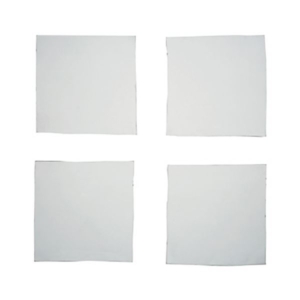 (まとめ)サンワサプライ 透明両面粘着ゴム 中Q-75CL 1パック(4枚) 10セット