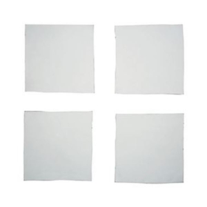 （まとめ）サンワサプライ 透明両面粘着ゴム 中Q-75CL 1パック（4枚） 20セット