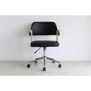 オフィスチェア/デスクチェア mm スチール キャスター 肘付き 『エイル』 会社 書斎 組立品 代引不可