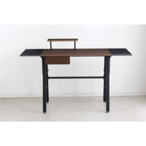 パソコンデスク/学習机 可動棚 引き出し付き スチール製 『デイ』 組立品 リビング 代引不可