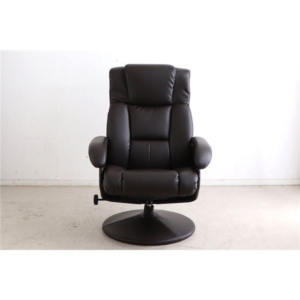 北欧風 パーソナルチェア/リビングチェア スチール 合皮/合成皮革 『デンバー』 組立品 代引不可