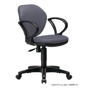 オフィスチェア/デスクチェア ダーク ～930mm 座昇降機能 キャスター付 組立品(肘別売り) 代引不可