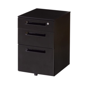 インワゴン/サイドチェスト 3段 mm スチール 仕切板 ペントレー付き オフィス 完成品 代引不可