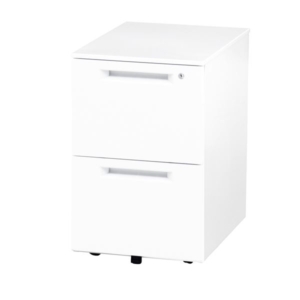 インワゴン/サイドチェスト 2段 mm スチール 仕切板 ペントレー付き オフィス 完成品 代引不可