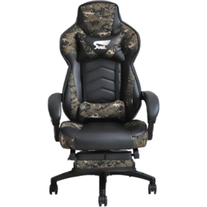 ゲーミングチェア サバイバーオフィスチェア リクライニング付き フットレスト付き eAGA-03 組立品 代引不可