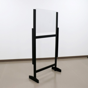 衝立 パーティション 日本製 透明 アクリル 仕切り 板 ウイルス 対策 予防 感染 飛沫 防止 ガード パネル 79 148 cm 木製 ハイスタンド 脚 代引不可