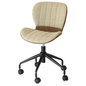 デスクチェア ベージュ 組立品 代引不可