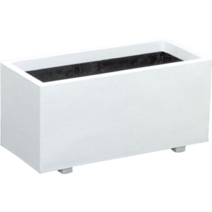 大和プラスチック ファイバーグラスシリーズ プランター W-80型 ホワイト （底穴なし）