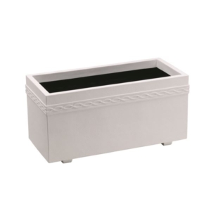 大和プラスチック ファイバーグラスシリーズ プランター WP-100型 ホワイト （底穴なし）