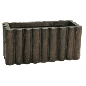 大和プラスチック ファイバーグラスシリーズ 丸太プランター 70型 (底穴なし)