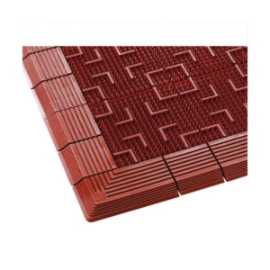 テラモト 屋外用マットテラロイヤルマット 900 1800mm 茶 R-050-056-4 1枚