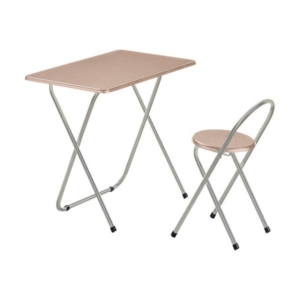 ナカバヤシ 折りたたみデスク チェア 幅800 奥行500mm 木目 FDC-101N 1セット
