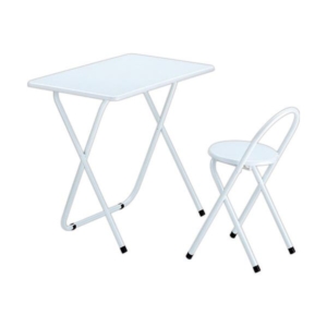 ナカバヤシ 折りたたみデスク チェア 奥行500mm FDC-101W 1セット