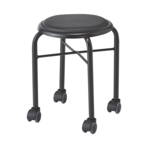 (まとめ)ルネセイコウ キャスターボン /ブラック LCS-445 1脚 3セット