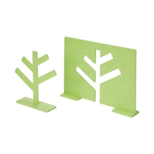 (まとめ)トヨダプロダクツ フェルトツリーパーティション 幅580 奥行100 高さ410mm FTP1- 1台 3セット