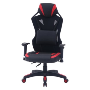 メッシュ ゲーミングチェア レーシングチェア スチール 肘付き リビング ダイニング 在宅ワーク 組立品 代引不可