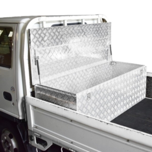 アルミ 収納ボックス 間口1500 奥行600 高さ500mm MT-A150 完成品 ツールボックス 収納箱 工具入れ 代引不可