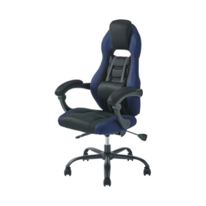 (まとめ)YAMAZEN ゲーミングチェアジャスト ネイビー GC-89M(NBL) 1脚 2セット